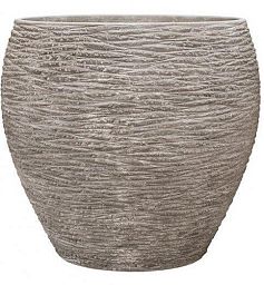 Polystone Coated Dolcie Round Indoor Planter