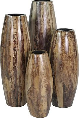 Banana Round Tall Polystone Indoor Planter