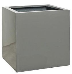 Square Fiberstone Planter by Idealist Premium BLOCK Glossy