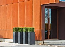 Tall Fiberstone Square Planter by Idealist Premium BOUVY