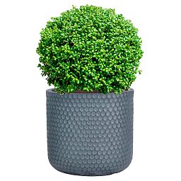 IDEALIST Lite Honeycomb Style Cylinder Round Outdoor Planter