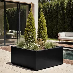 PURE Low Cube Outdoor Fibreglass Planter