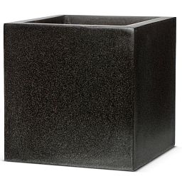 Square Fiberstone Contemporary Planter by Cadix Capi Lux