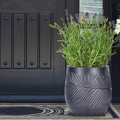 IDEALIST Lite Leaf Embossed Egg Planter