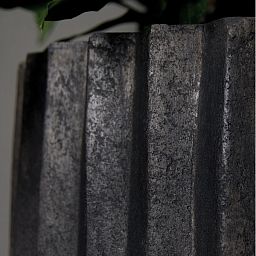 Sahara Round Tall Polystone Outdoor Planter