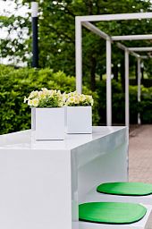 WINDOW BOX Fiberstone Planter by Idealist Premium Balcony Glossy