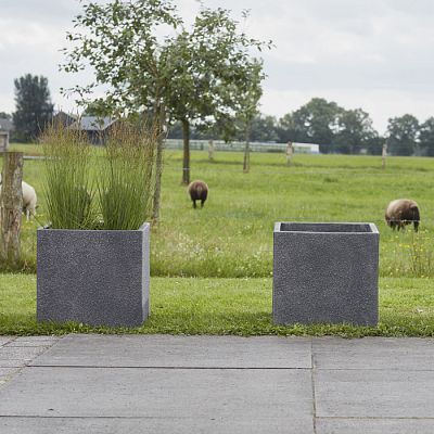 Composits Marc Concrete Square Planter Pot IN\OUT