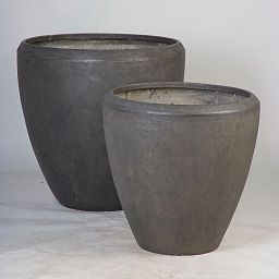 Composits Polystone Couple Round Indoor Planter Pot