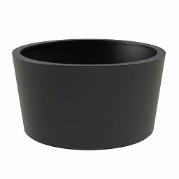 HALO Tapered Round Outdoor Fiberglass Planter