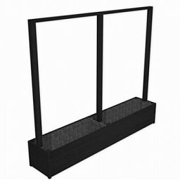 Hardwood Sevilla Hedge Trough Wood Outdoor Planter