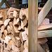Outdoor Wooden Apex Wall Log Store by Forest Garden