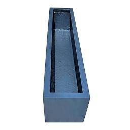Contemporary Rectangular Straight Trough GRP Planter