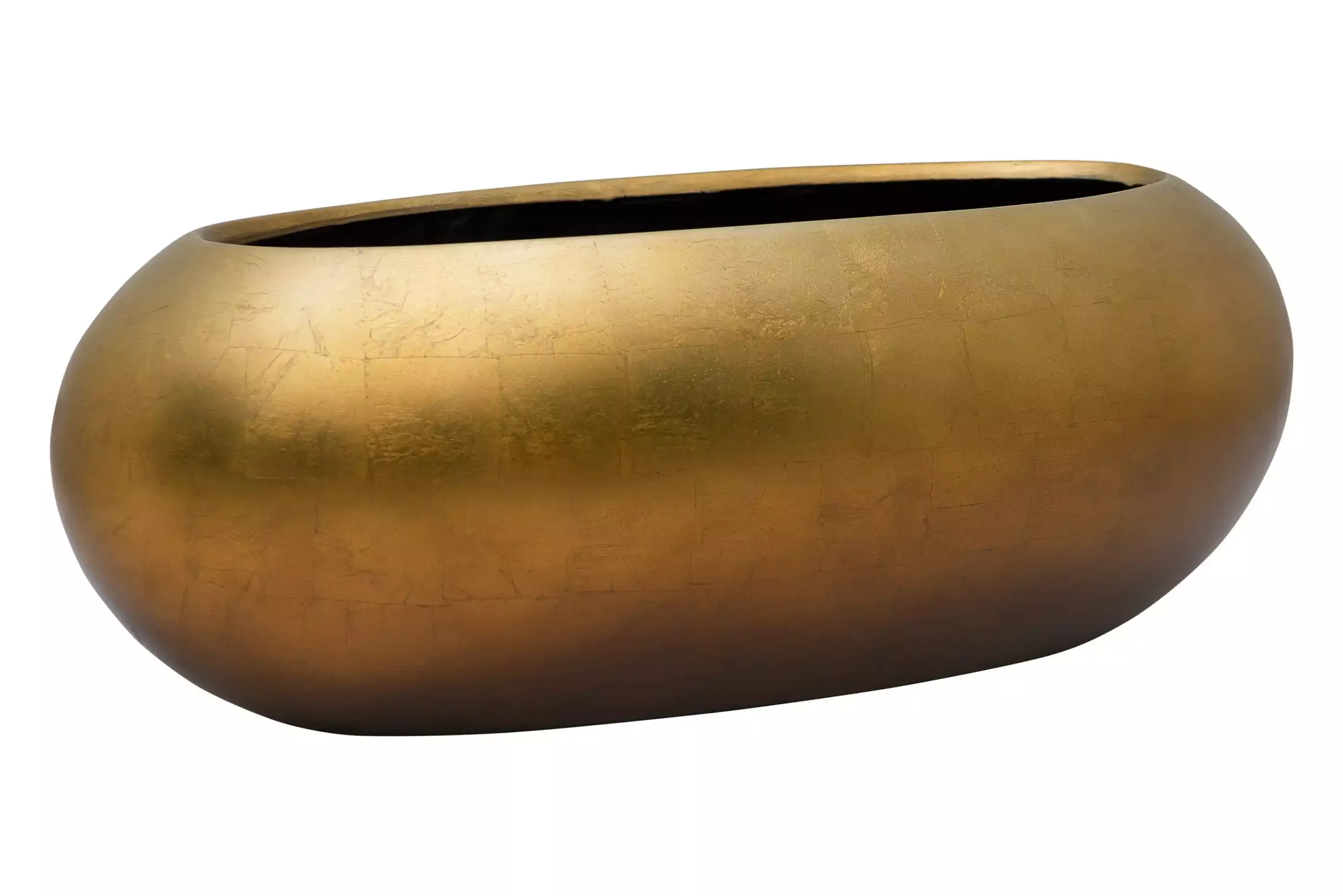 Silver Leaf  Large Oval Planter | Indoor Plant Pot