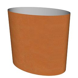 Cortenstyle Big Oval on Ring Planter IN\OUT