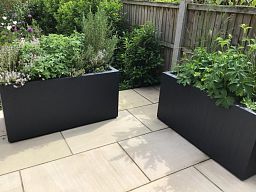 AXIS Trough Outdoor Fiberglass Planter