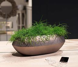 ROYAL Tabletop Round Polystone Planter