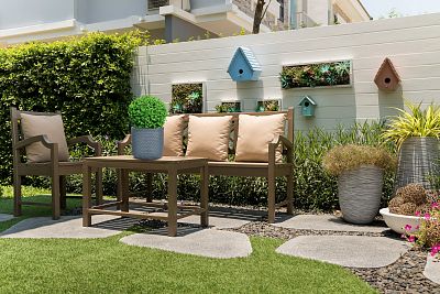 IDEALIST Lite Honeycomb Style Cylinder Round Outdoor Planter