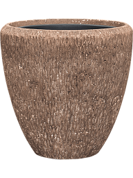 Polystone Egg Planter + Liner | Indoor Plant Pot