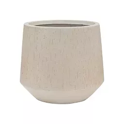 Raindrop Fibreclay Planter | Tapered Indoor and Outdoor Plant Pot