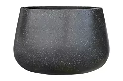 Terrazzo Fiberstone Planter | Low Indoor and Outdoor Plant Pot