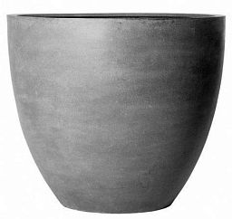 Round Egg Fiberstone Planter by Idealist Premium