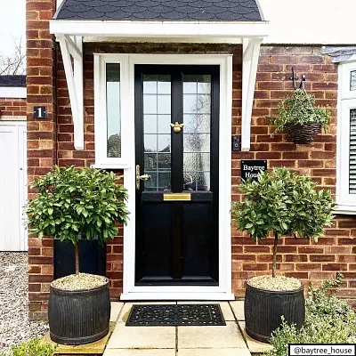 IDEALIST Lite Vertical Ribbed Vintage Style Barrel Round Planter