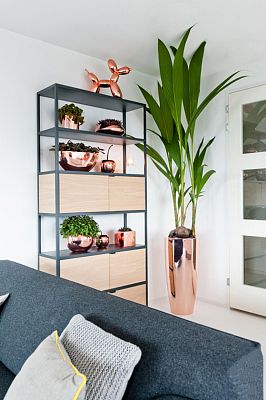 Fibrestone Platinum Fleur Square Planter by Idealist Premium