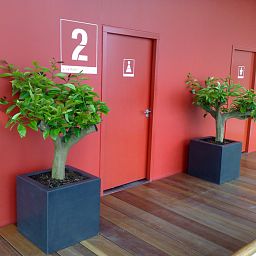 PURE Cube Outdoor Fiberglass Planter