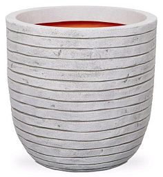 Round Egg Resin Planter by Cadix Capi Tutch Row