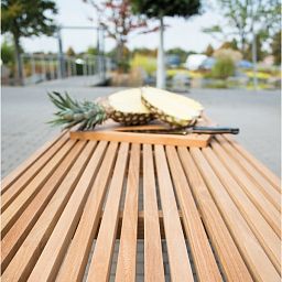 Modulo seat combination Set C Square Wood Planter