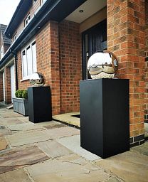 IDEALIST Lite Tall Square Contemporary Light Concrete Planter