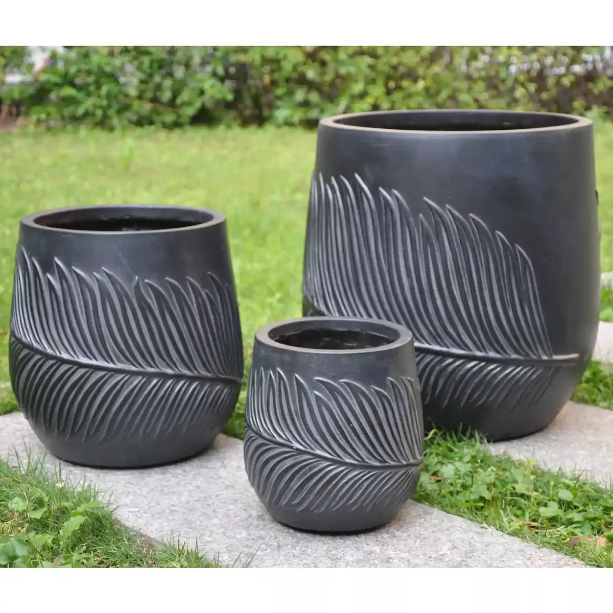 IDEALIST Lite Leaf Embossed Egg Planter