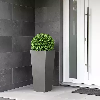 IDEALIST Lite Tall Tapered Contemporary Light Concrete Planter