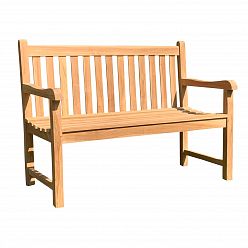 Seat Straight Back Wood Garden Bench by Woodd