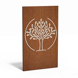 CorTen High Panel Abstract