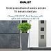 Textured Concrete Effect Tall Tapered Outdoor Planter by Idealist Lite