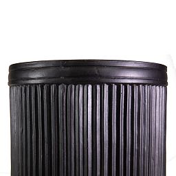 IDEALIST Lite Vertical Ribbed Vintage Style Round Planter