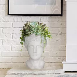 IDEALIST Lite Antique Face Plant Pot Indoor Head Planter
