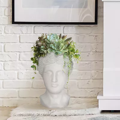 IDEALIST Lite Antique Face Plant Pot Indoor Head Planter