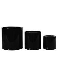 Fiberstone Glossy Puk Light Planter by Idealist Premium