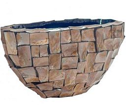 Oceana Boat Round Indoor Planter