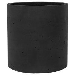 Rough Fibreclay Cylinder Round Planter | Indoor and Outdoor Plant Pot