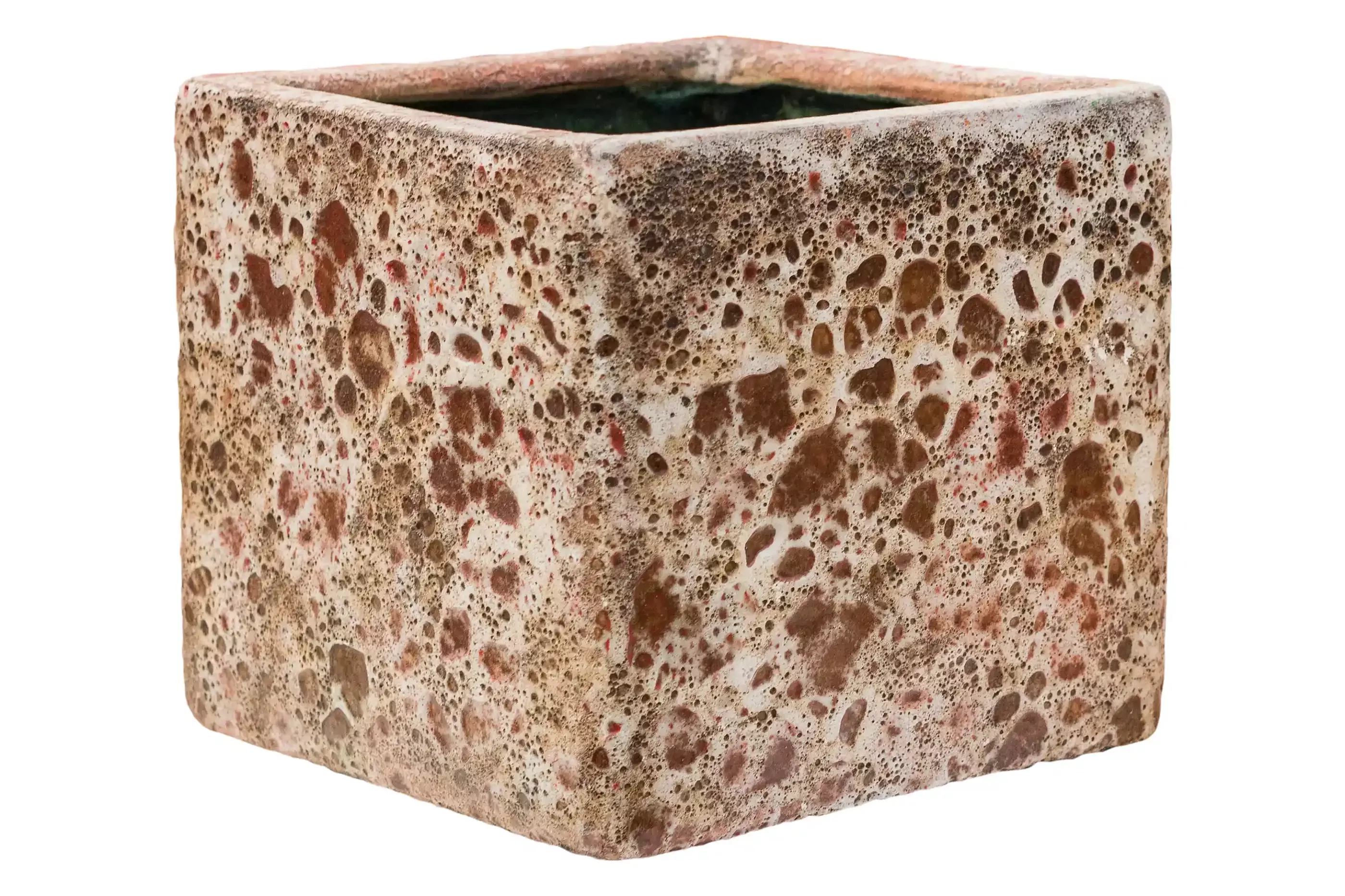 Lava Ceramic Square Planter | Indoor Plant Pot