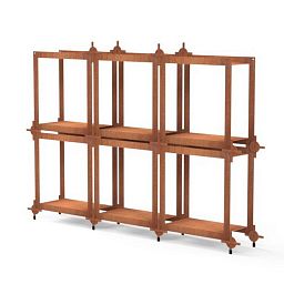 Corten Steel Wood Storage Bunke