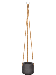 Rough Fibreclay Hanging Planter | Indoor and Outdoor Plant Pot