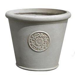 IDEALIST Lite Rustic Style Rolled Rim Wide Vase Outdoor Planter