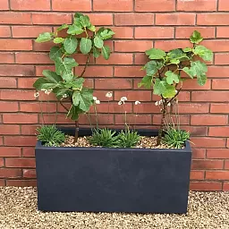IDEALIST Lite Contemporary Light Concrete High Trough Planter