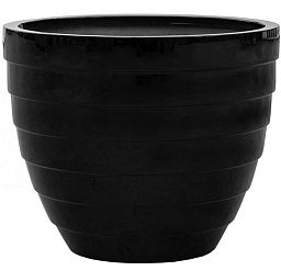 Unica Couple rib Round Indoor Planter
