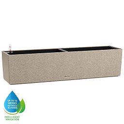 LECHUZA BALCONERA Stone Trough Poly Resin Self-watering Planter