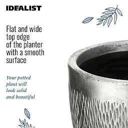 IDEALIST Lite Mesh Style Round Indoor Planter